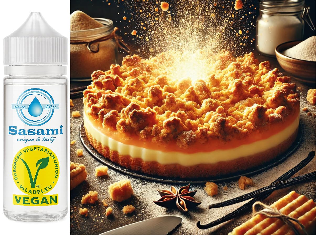 Pastel de migas de pudín aroma concentrado - Vegano - Sasami - 10ml