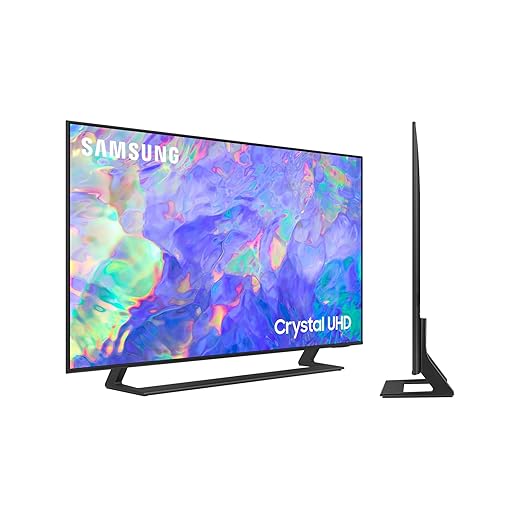 Samsung TV Crystal UHD 2023 50CU8500 - Smart TV de 50", Procesador Crystal UHD, Q-Symphony, Samsung Gaming Hub, Diseño AirSlim y Contrast Enhancer con HDR10+