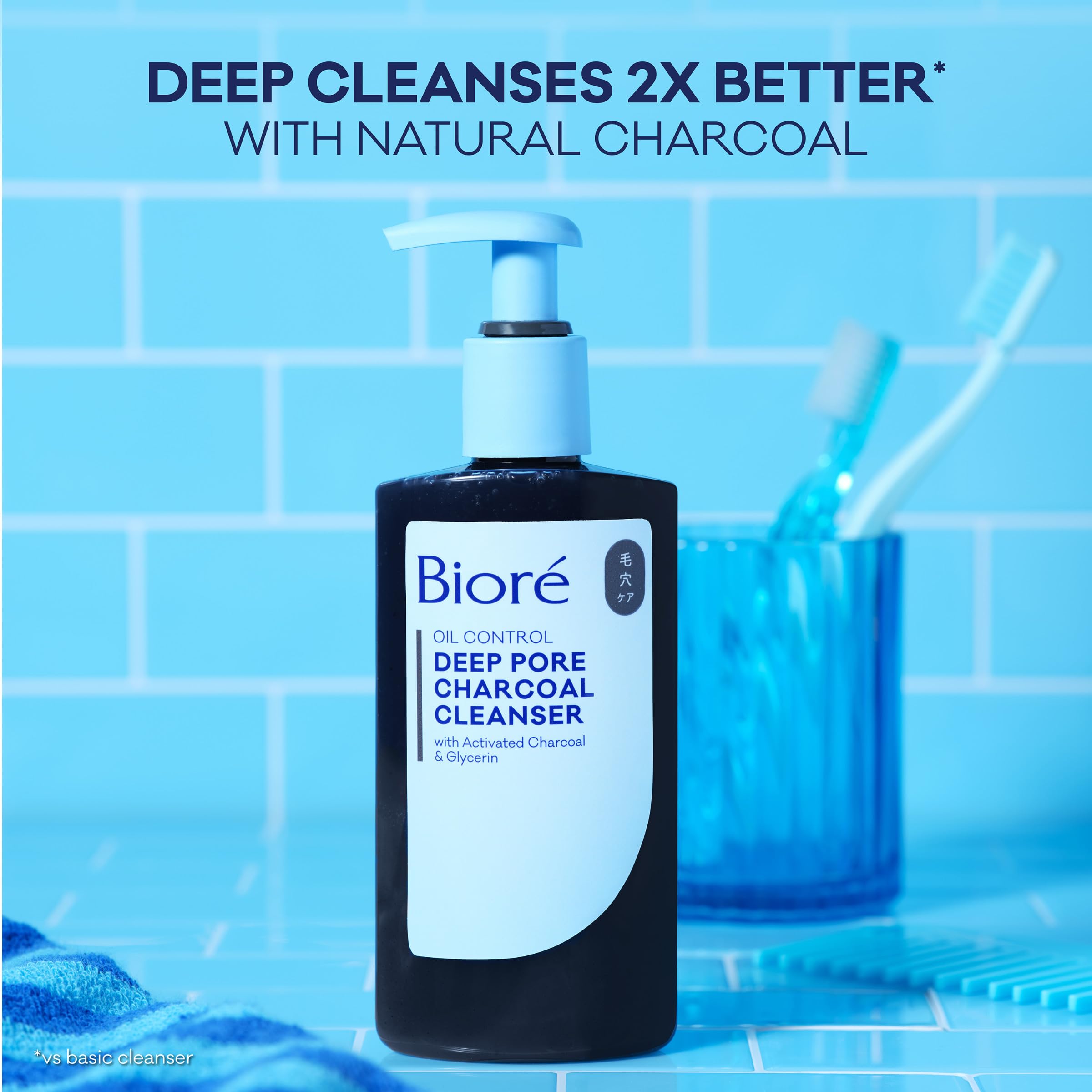 Bioré Charcoal Face Wash - Deep Pore Cleanser -4