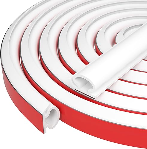 Burlete de sellado de puerta, tira de sellado de puerta en forma de D, tira de sellado para ventanas para aislamiento de marcos de puerta con gran