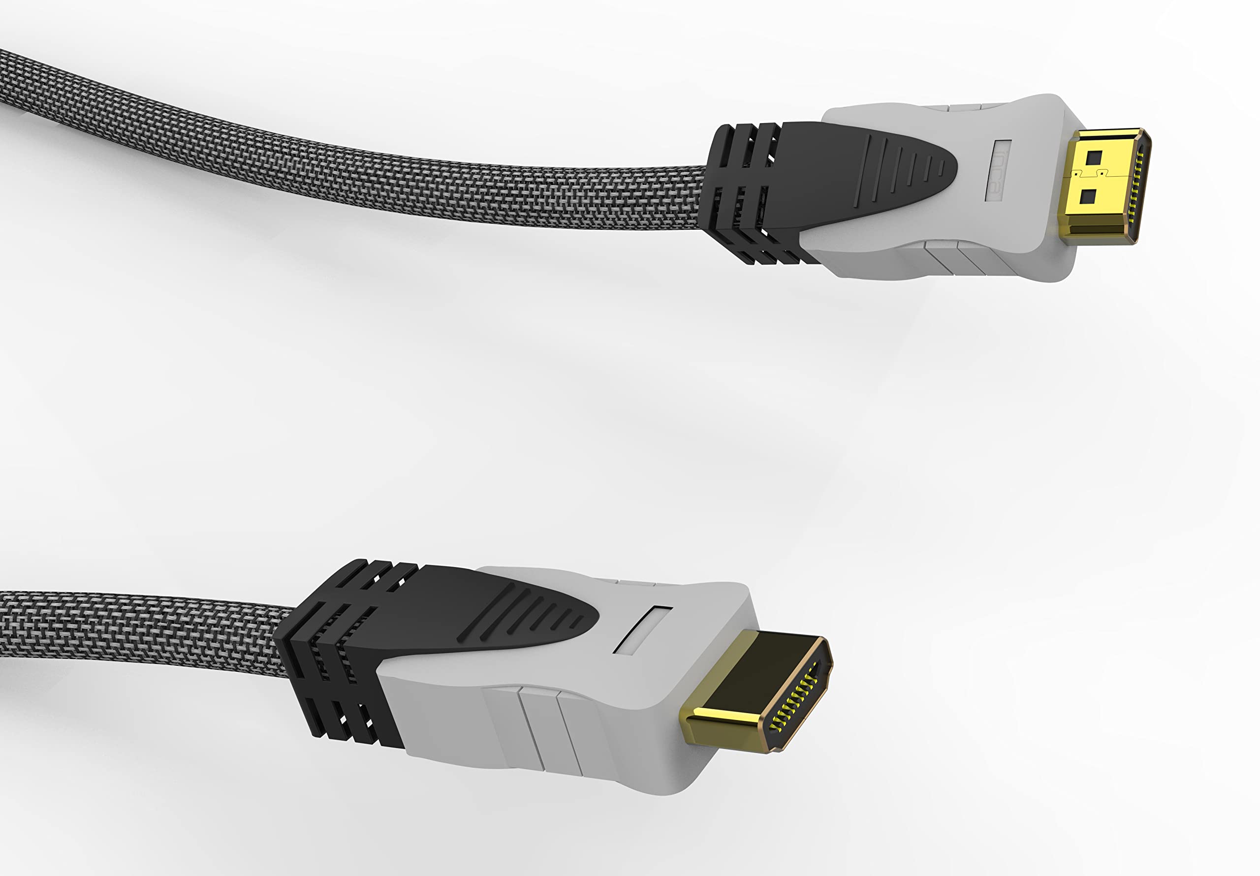Inca Cavo HDMI 4K ad alta velocità Ethernet HDR Full UHD GOLD HDMI Versiyon 2.0 (20 cm)