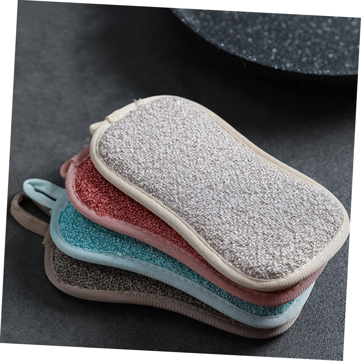SOLUSTRE 20pezzi Spugne per Piatti Spugne Abrasive per Resistente e Assorbente per e Lavelli Conveniente