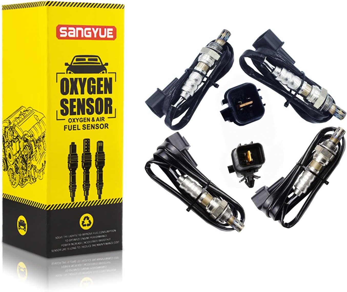 Oxygen Sensor for Kia Sedona 2002 2003 2004 2005 3.5L Upstream + Downstream 4pcs