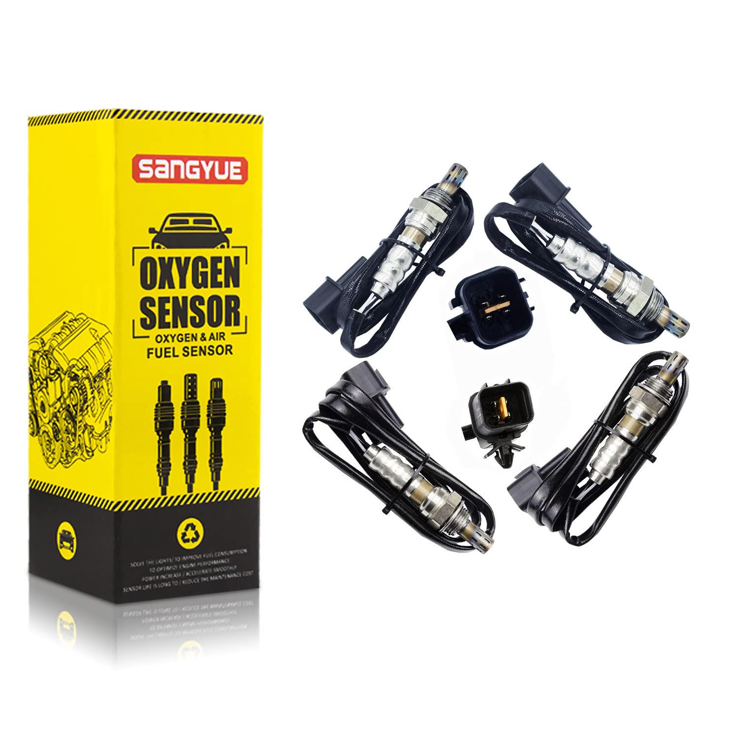 Oxygen Sensor O2 O2 for Kia Sedona 2002 2003 2004 2005 3.5L Upstream + Downstream 4pcs-image-21