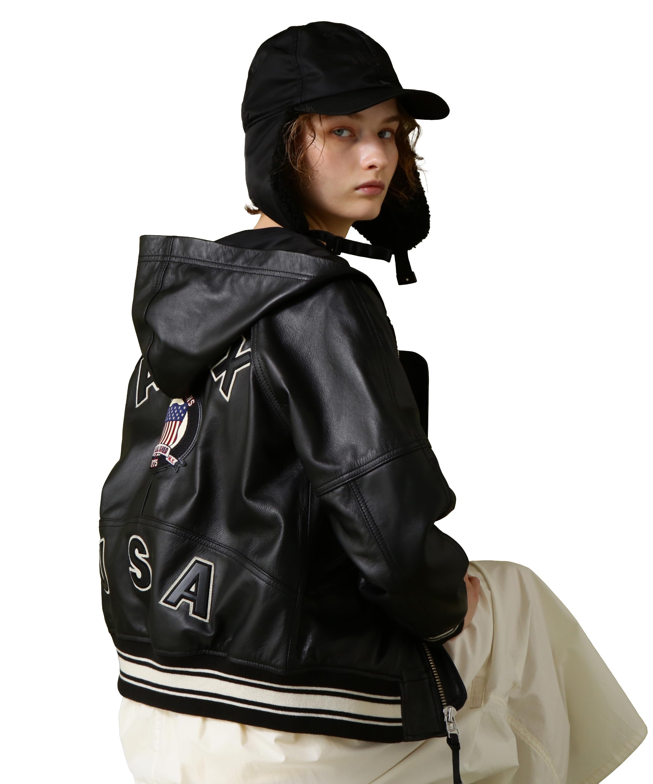 Amazon.co.jp: [Avirex] [アヴィレックス] SIGNATURE HOODED LEATHER