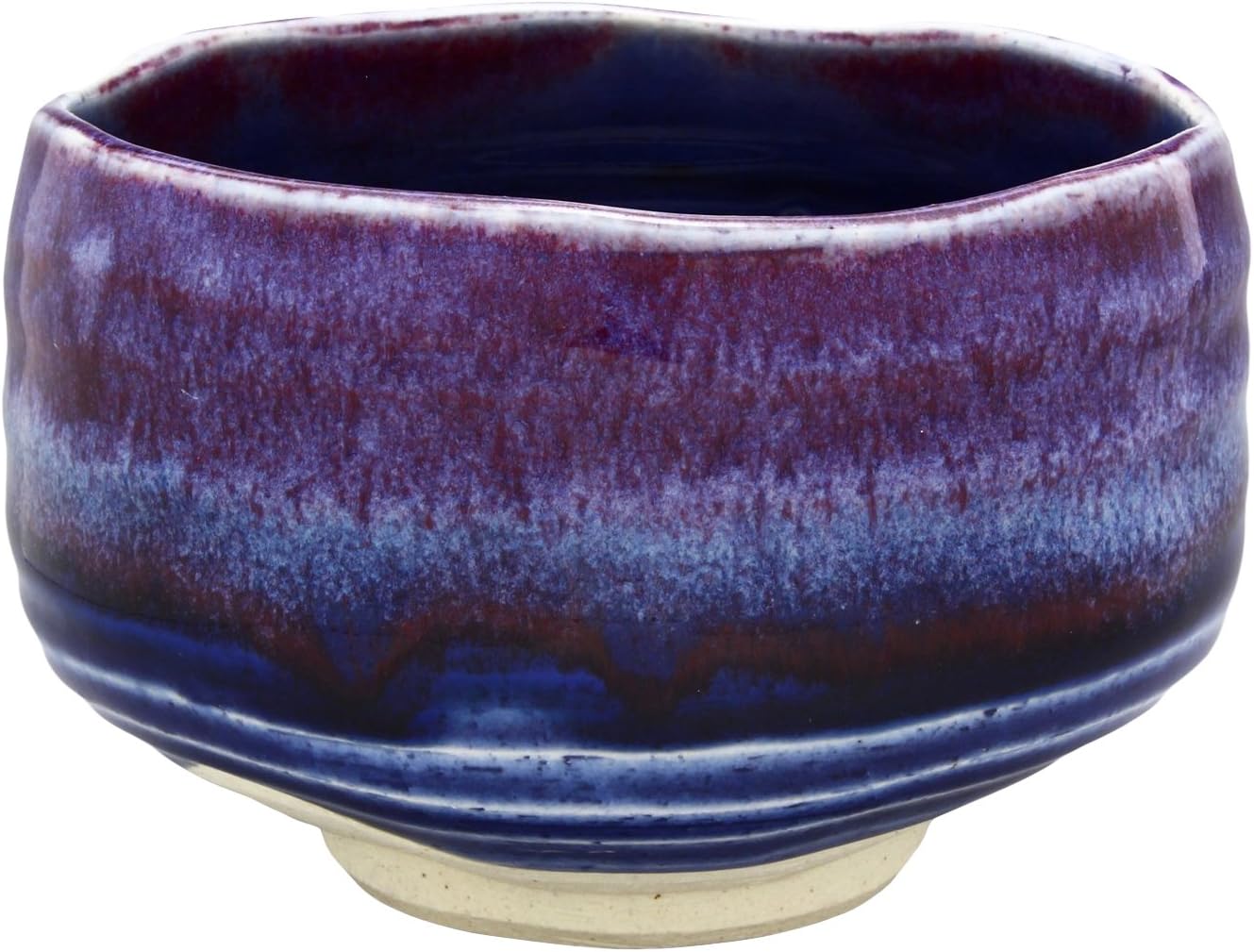 Mino Ware Matcha Bowl, Demon Crimson