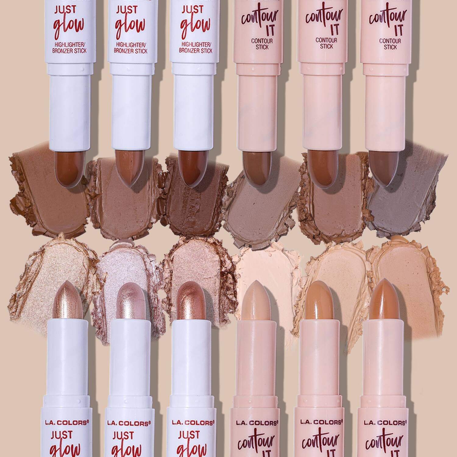 Amazon.com: L.A. COLORS Just Glow Highlight Stick – Dual-Sided