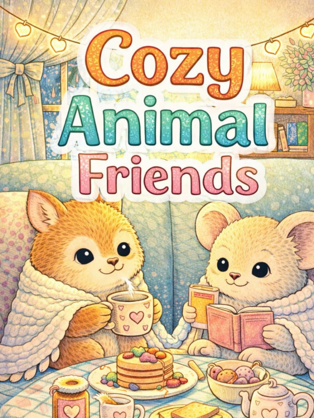Cozy Animal Friends: A Relaxing Coloring Book (Cozy Friends Coloring Series)