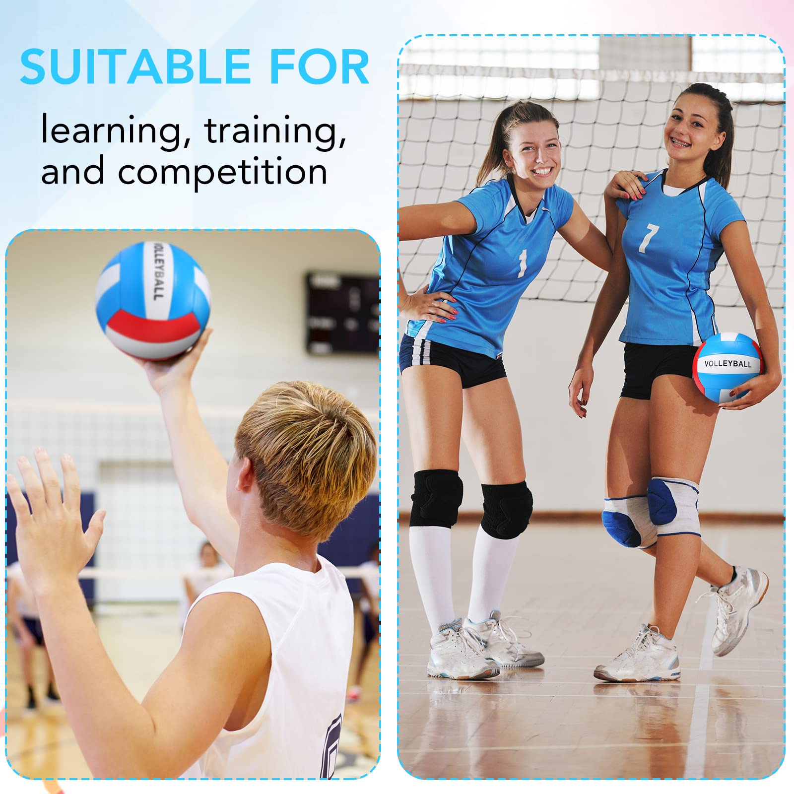 Snapklik.com : Jerify 4 Pcs Official Size 5 Volleyball Indoor Outdoor ...