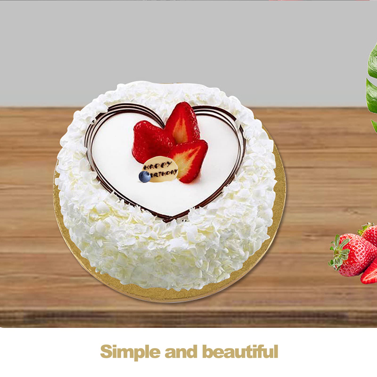 Nuyoah Cake Board Cake Board Round Diameter 30 Cm / 12