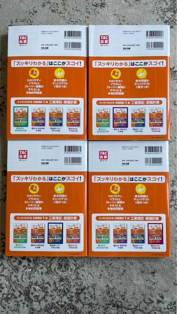 スッキリわかる日商簿記1級 工業簿記 原価計算Ⅰ 費目別 個別原価計算