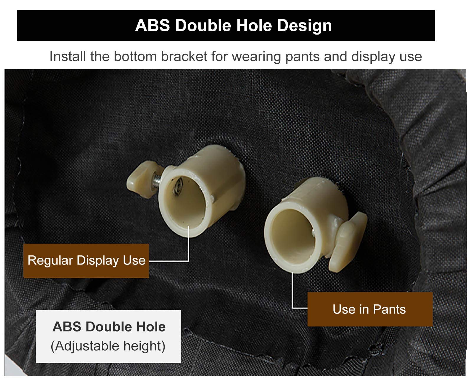 Manekin, czarny regulowany kobiecy biust z drewnianą podstawą, manekin do połowy biustu do wyświetlania ubrań, biust 86 cm/33,8 cala, idealny do sprzedaży detalicznej i