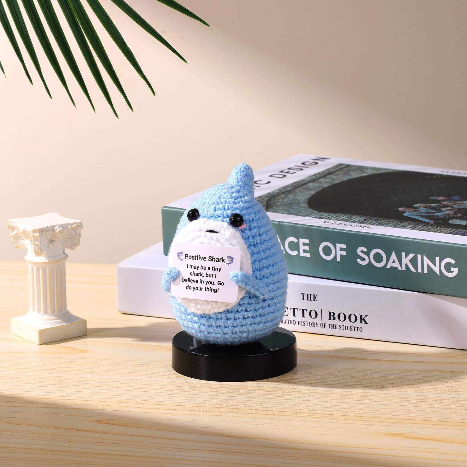 Positive Häkelpuppe - Weiche Mini Amigurumi Figuren, Handgemachte
