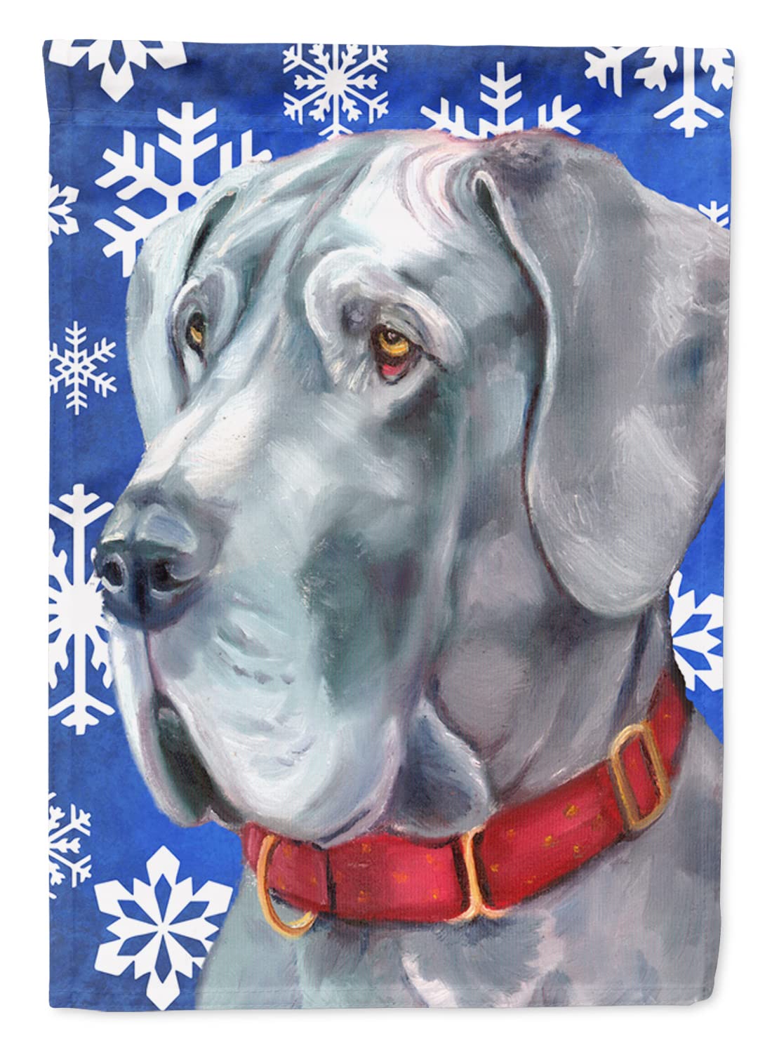 Dogue Allemand drapeau sur toile Caroline's Treasures LH9584CHF grand format multicolore pour jardin