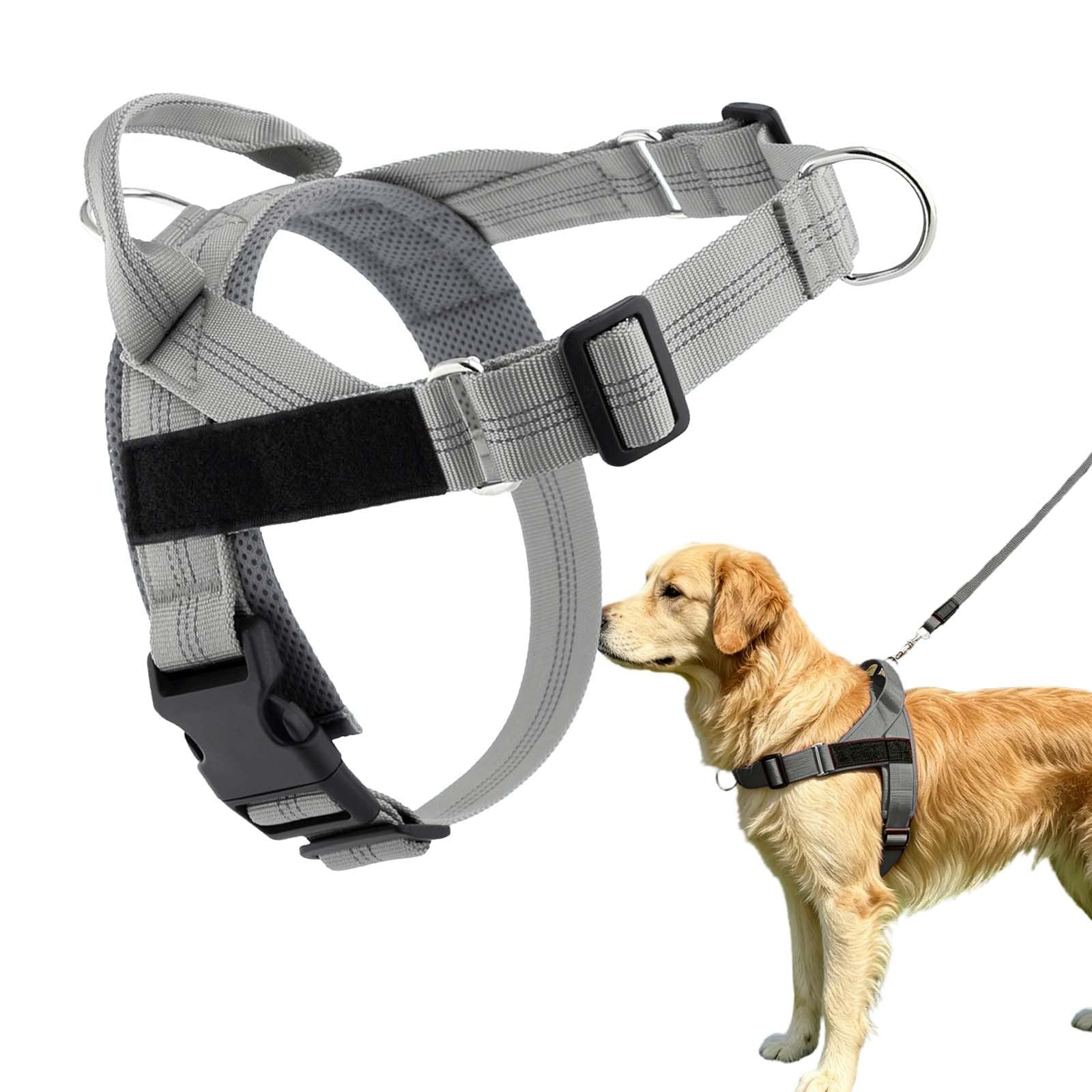 Paropet No Pull Dog Harness, No Pull Pet Walking Vest With Secure Buckle Design | Breathable Mesh, Front Chest Leash Attachment For Training. Ideal For Medium Large Dogs, Daily Walking, Travel.