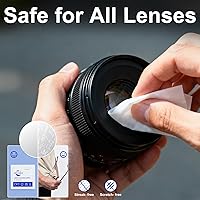 Vista 3 de 400 Count Lens Wipes for Eyeglasses, +1 Clip-On Pouch Microfiber Lens Cleaner, Individually Wrapped Pre-Moistened Eye Glasses Cleaner Wipes for