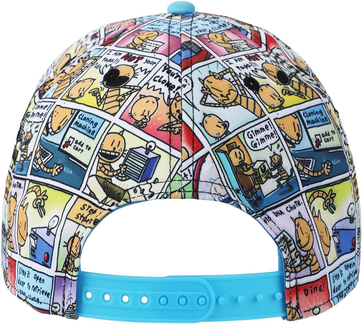 Bioworld Dog Man Comic Panels Youth Snapback Hat - Image 5