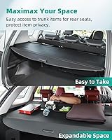 Vista 7 de SCITOO Cubierta de Carga Sombrilla 2022-2024 Compatible con Accesorios para Hyundai Tucson, Protector Retráctil para Maletero Trasero, Privacidad