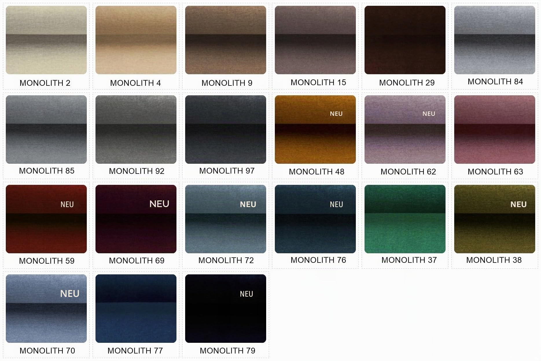 Grau Ecksofa Varberg Velours in U-Form 345 x 72 x 205 cm mit Schlaffunktion und Bettzeugbehälter - Schlafsofa mit Bettkasten - Eckcouch mit Stauraum - Stoff: Monolith 85