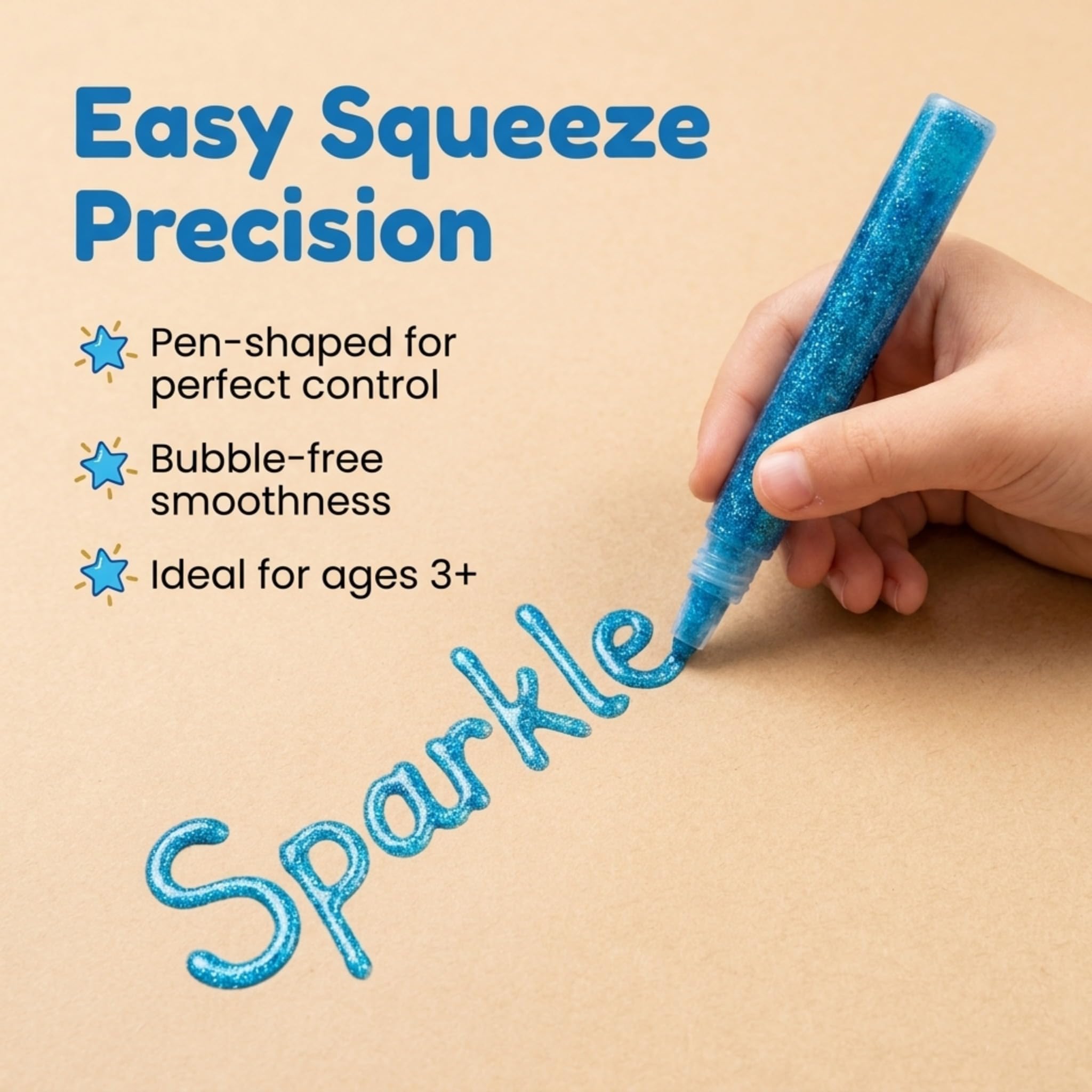 Glitter Glue Pens - 10 Pack for Crafts & Grad Caps -4