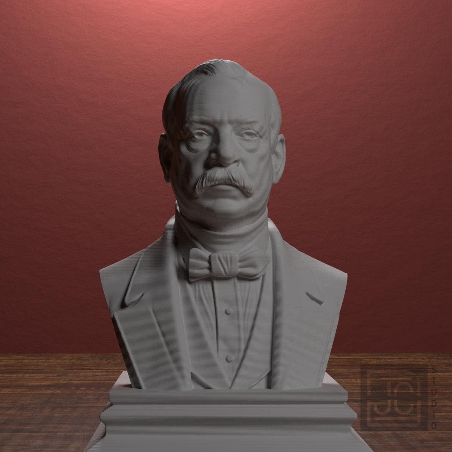 Grover Cleveland Statue, 22nd and 24th U.S. President Decor, Patriotic Office Shelf Accent, American History Gift