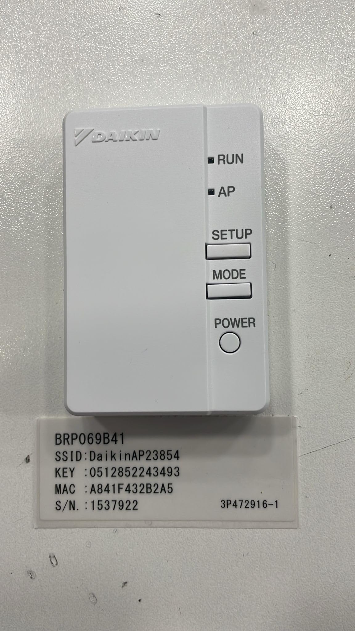 daikin brp069b41 | mapa daikin online controller splits