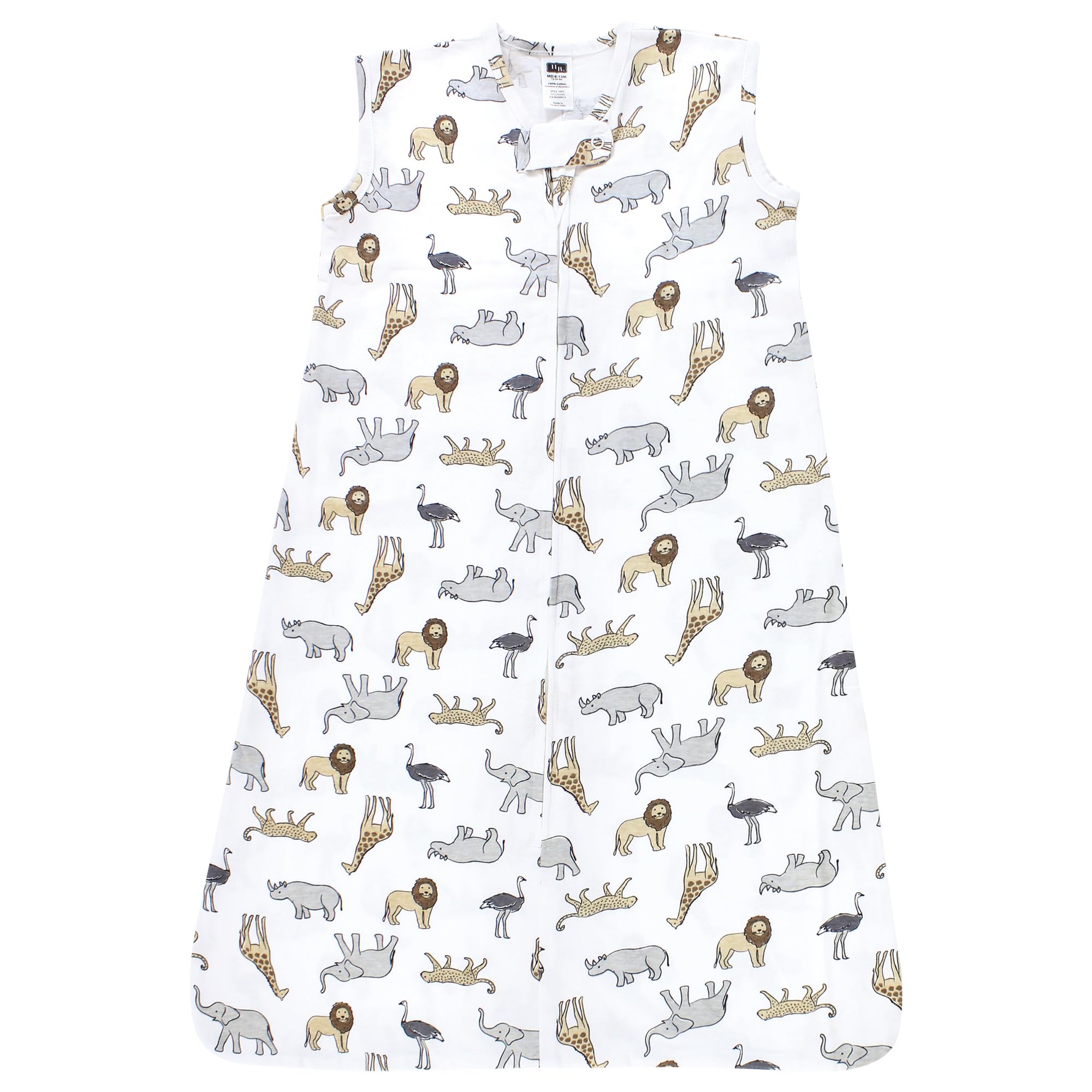 Hudson Baby Unisex BabyCotton Sleeveless Wearable Sleeping Bag, Sack, Blanket
