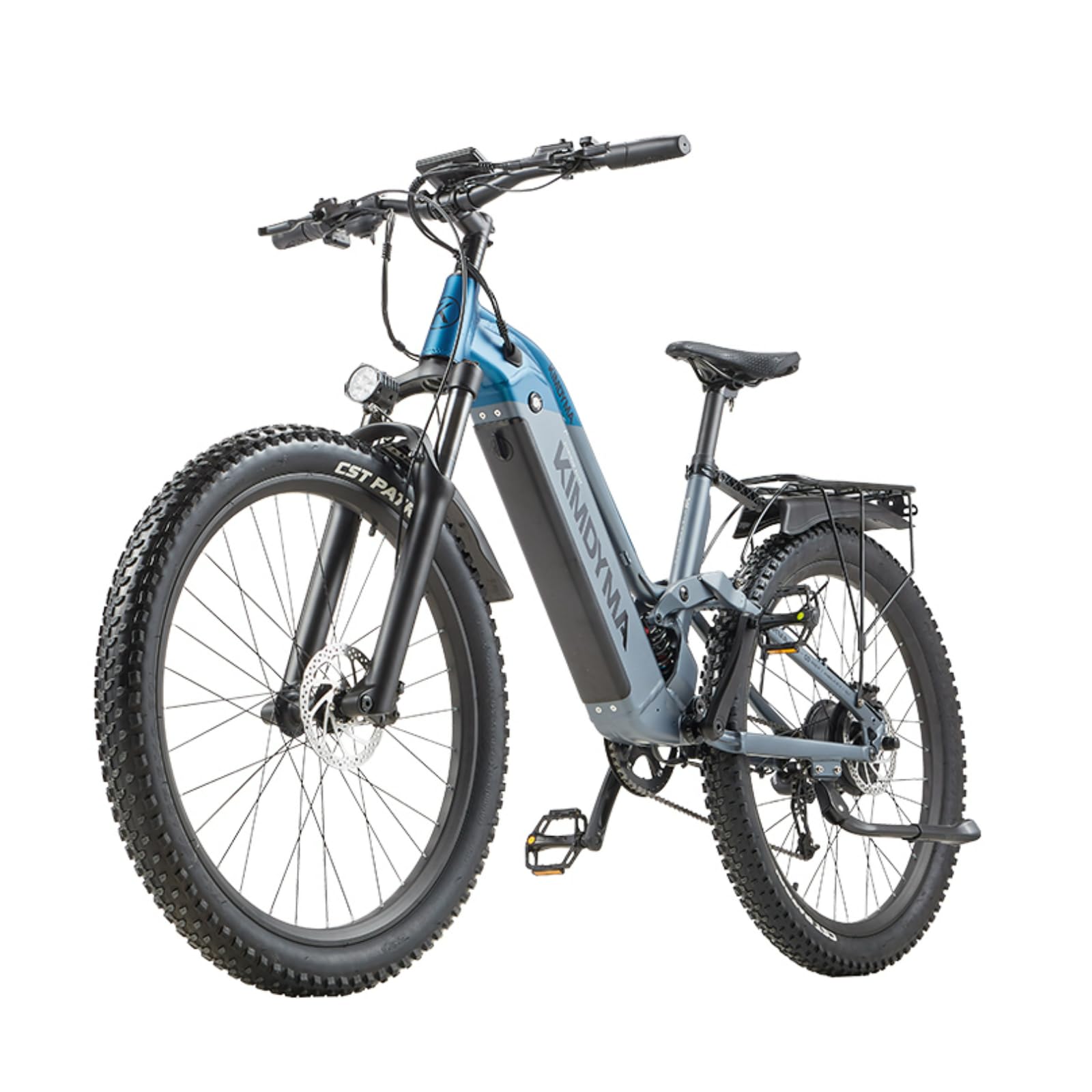 K1 EBike E-MTB mit Doppelfederung 27,5 Zoll | 48V 20Ah Akku 160 km Reichweite | 80Nm Motor, 9-Gang & 27,5×2,8 Bereifung | Unisex Stadttrail Geländetauglich