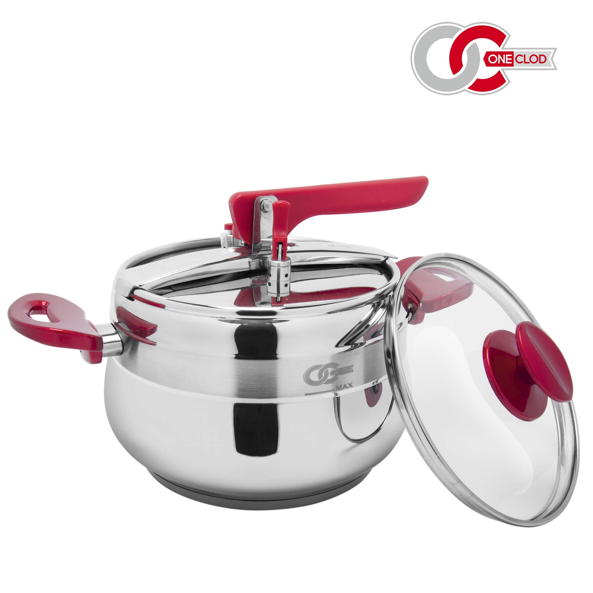 Buy OneClod Pressure Cooker 5L Stainless Steel 304 Safety Valve Suitable for induction Recipe