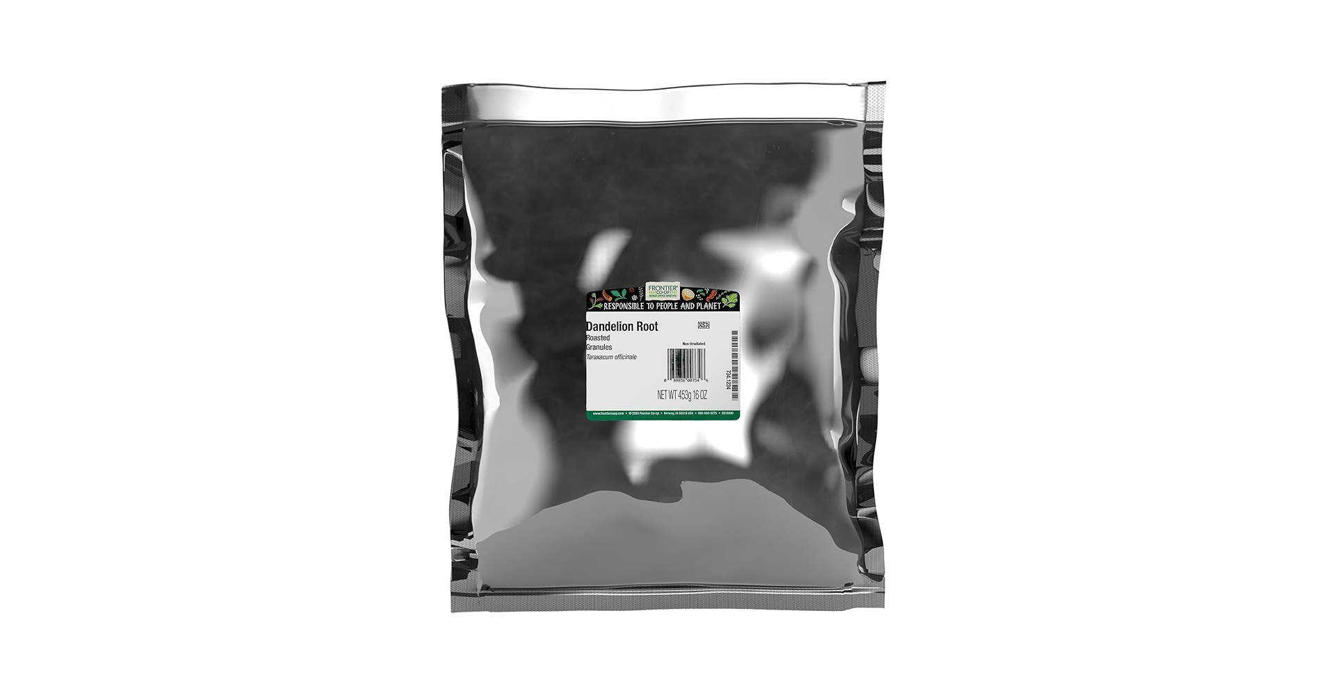 Dandelion868ページ Frontier Co-op Roasted Dandelion Root Granules (Drip Grind