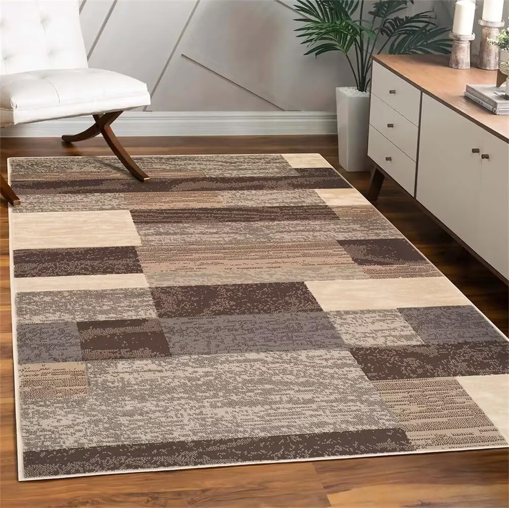 Tapis de chambre enfant 200x260cm avec motifs géométriques pour fille et garçon