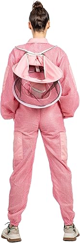 Miniatura 9 de -- Traje ventilado de la apicultura en varios colores con velos redondos o de esgrima