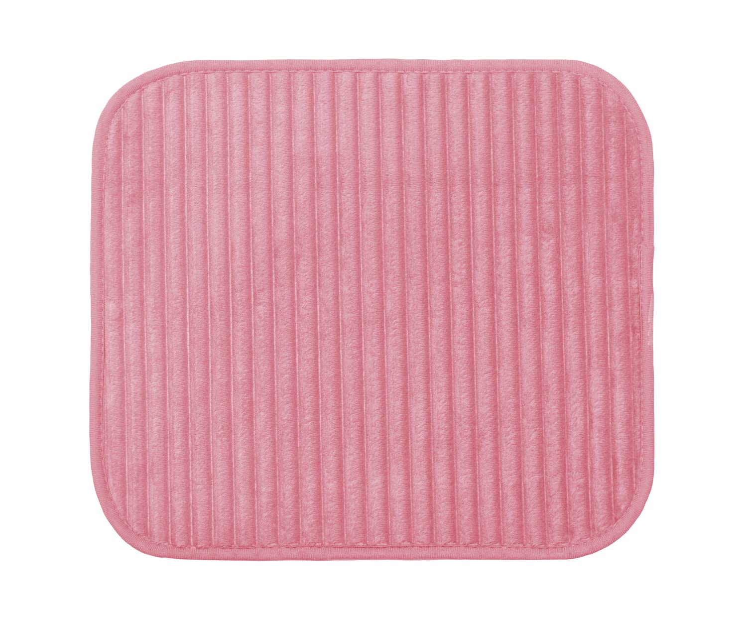 Gözze - Non-Slip Soft Bath Mat, 100% Polyester, 50 x 45 cm - Dusty Pink, 45 x 50 cm (Rectangular) - Image 3