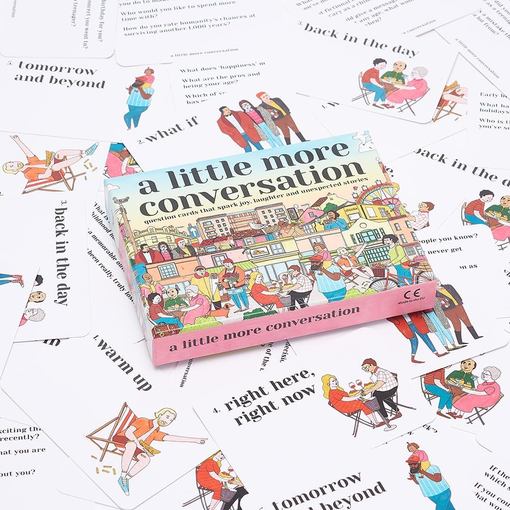 A Little More Conversation: The Pocketsize Box of Question Cards That Get Families, Friends and Couples Sharing and Laughing Together.