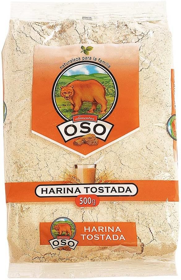 Alimentos oso Harina tostada chilena 500 gr, Chilean toasted flour, 1.0 Count