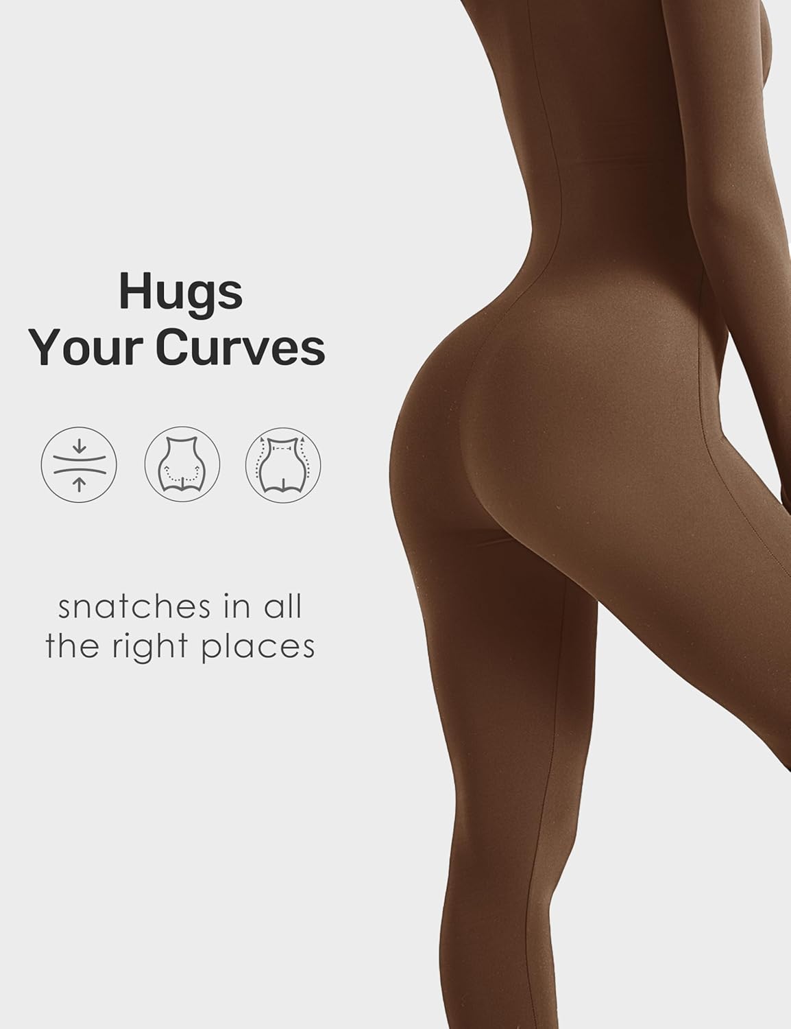 speerise Women Long Sleeve Jumpsuit Workout Bodycon Romper with Pants Zip Up Unitard Sexy One Piece Full Bodysuits - Image 4