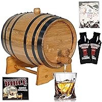 Vista 1 de Bootleg Kit™ kit de elaboración de whisky de Bourbon añejo, de Kentucky, con barril, Natural Oak