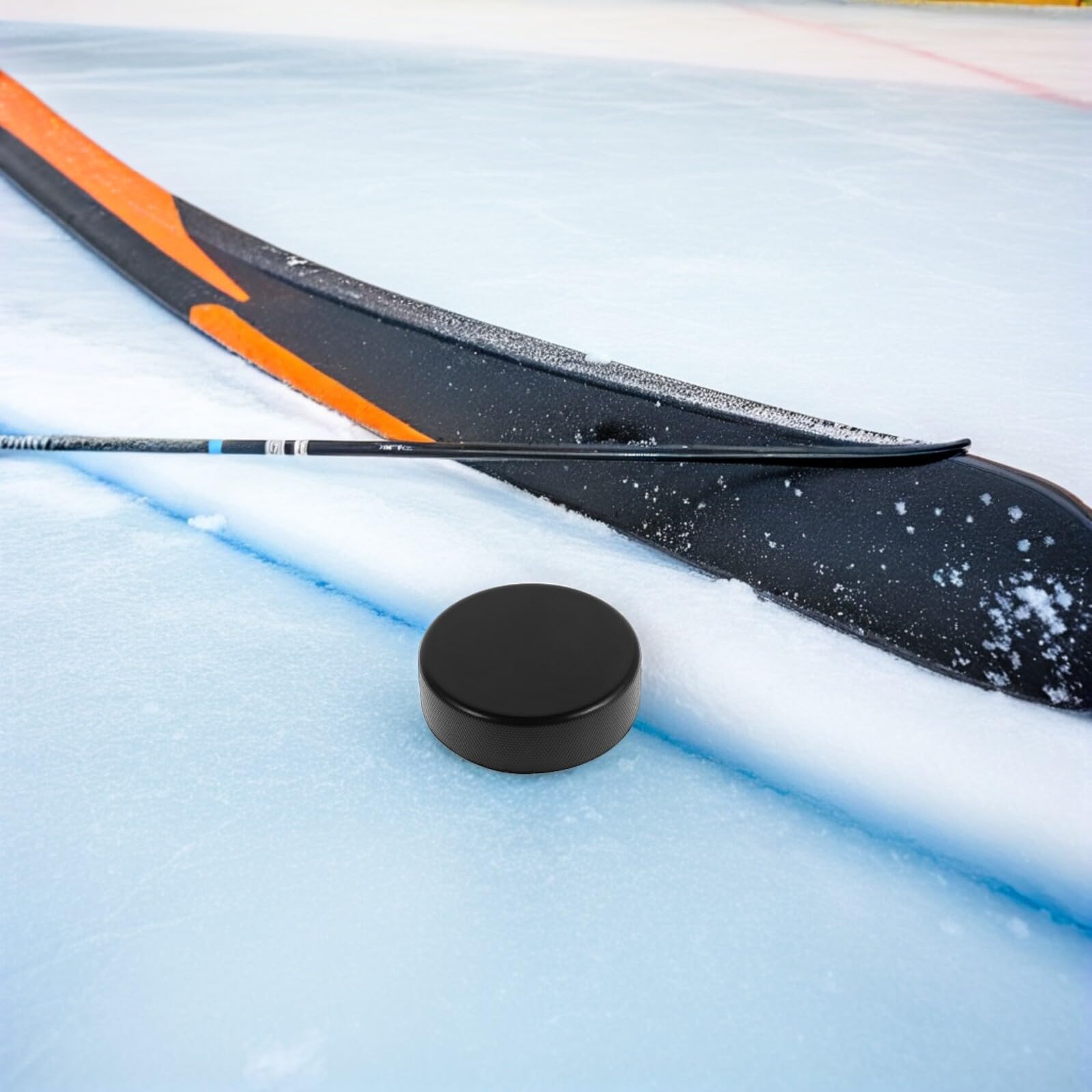 16 Pièces 16 Palets de Hockey sur Glace en Mousse Noirs Ensemble D’Entraînement Léger et Sécurisé pour Hockey sur Glace et Jeux de Table Accessoires Haute Densité pour Contrôle et