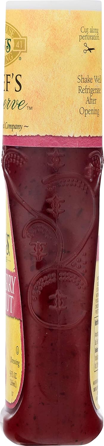 Ken's Steak House Chef's Reserve Raspberry Walnut, 9 Ounce (Pack of 4)