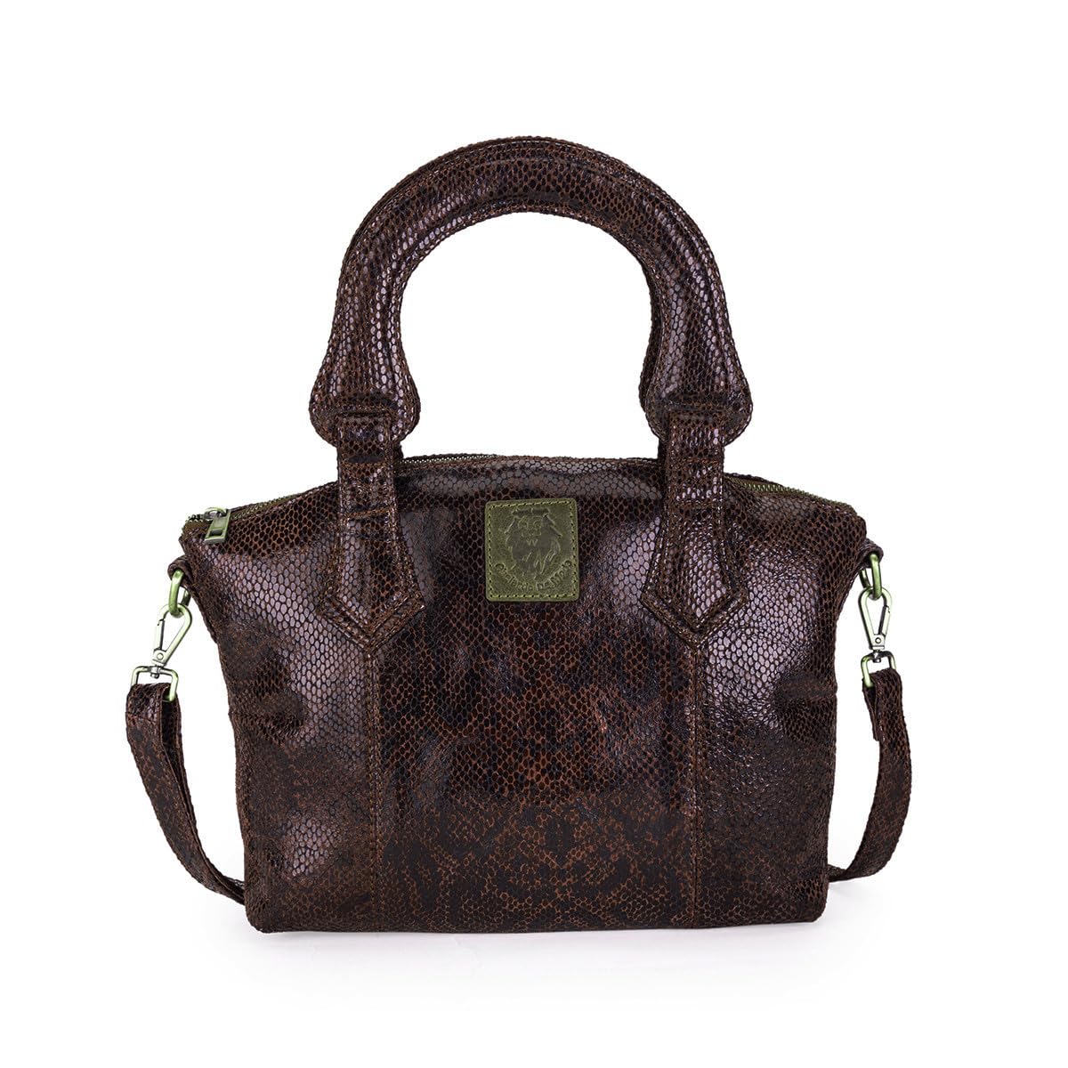 ABELARDO DE MODA Womens Deluxity Premium Full Grain Print Top-Handle Leather Bag (33cm x 10cm x 24.5cm) | Ladies Purse Handbag | Special & Luxury Gift (B0CWCSMKCX) Amazon Price History, Amazon Price Tracker