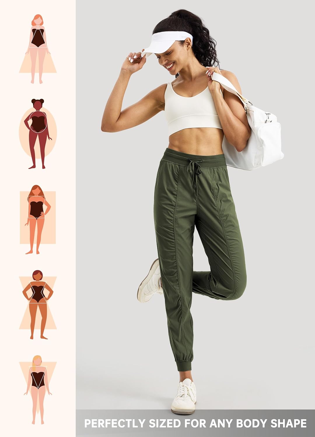 Willit Women's Workout Jogger Studio Track Athletic Pants Hiking Casual Pants with Pockets Lightweight - Image 6