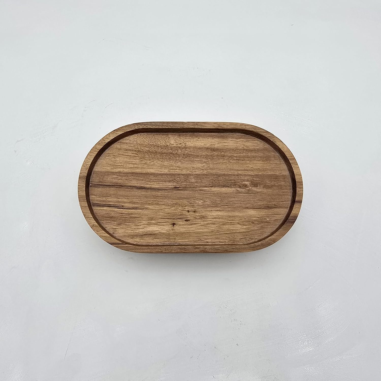 Wood Risers for Decor,Oval Wooden Small Decor,Perfumes Display Stand | for Home Kitchen Bathroom Sink Toilet Coffee Plant Candle Sponges Perfumes Bar