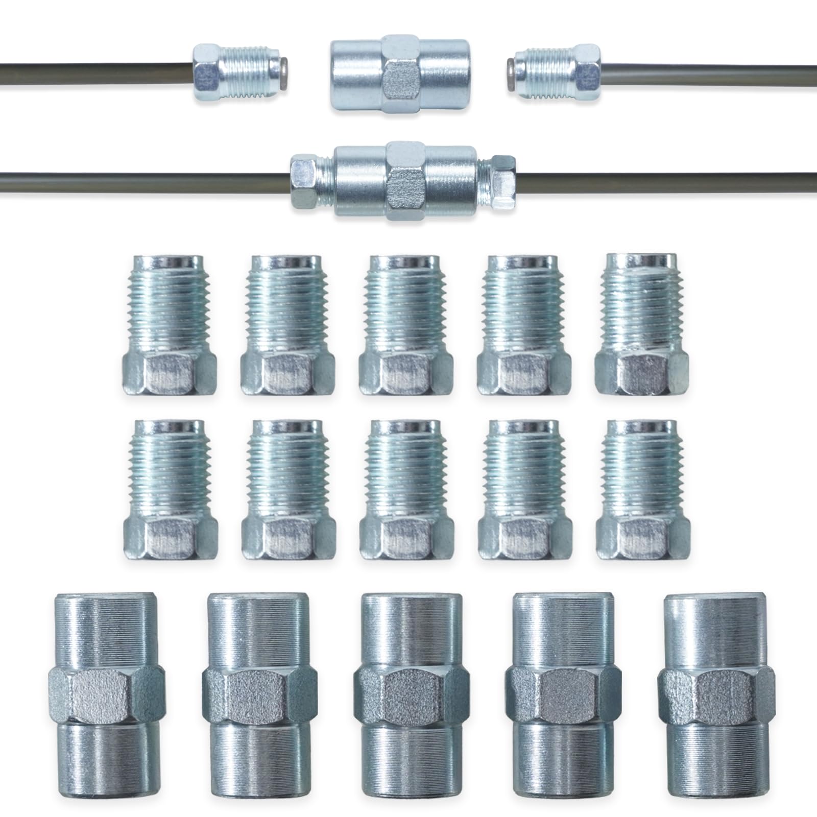 Herramientas para Líneas de Freno - 5m Tubos de Freno Ø4.75mm, Cortatubos, Alicate Doblatubos y Remachadora - Ideal para Reemplazo de Líneas de Frenos o Hidráulicas