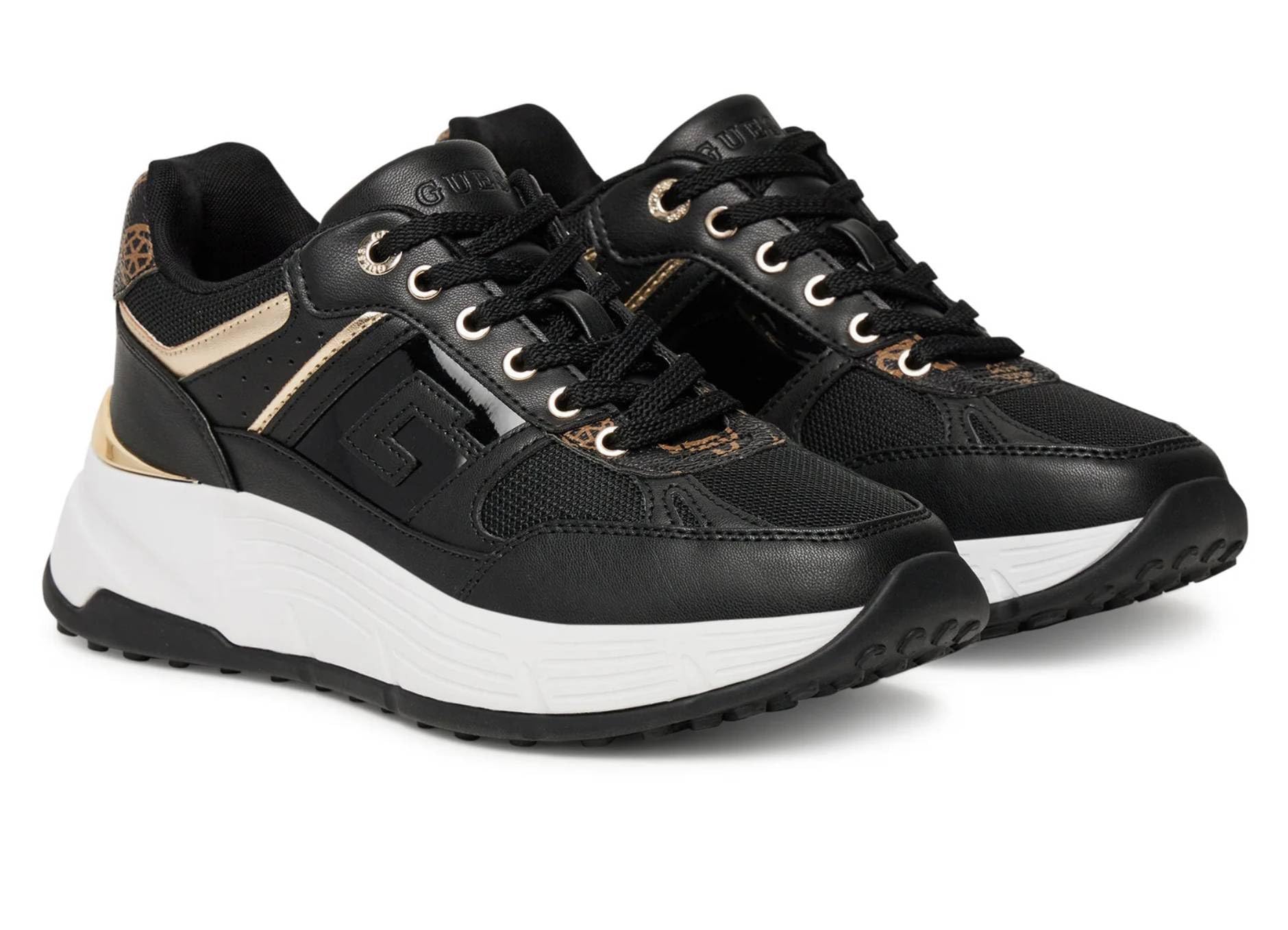 GUESS Sneaker Donna Fonzi Runner Black Taglia Scarpa: 38
