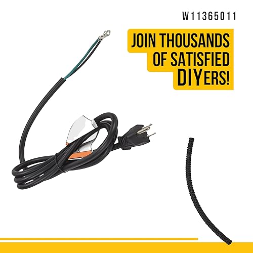 Miniatura 5 de W11365011 - Cable de alimentación para lavavajillas compatible con Whirlpool Maytag Ultra Durable Reemplazo AP6981311 WDT750SAKW0 WDT750SAKV0