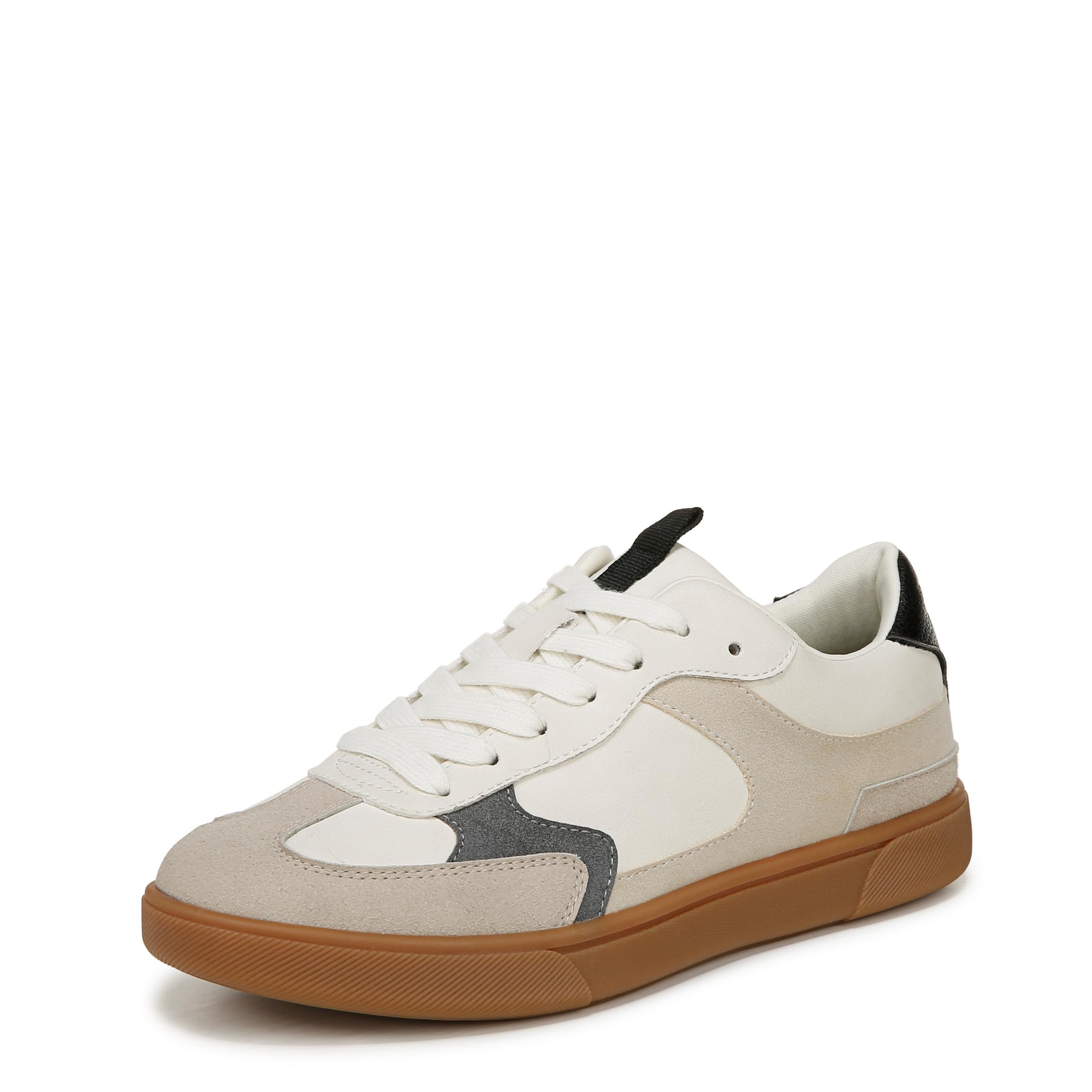 Blowfish Malibu Women's Tastic Lace Up Trainer, White/Tan, Medium Fit, UK 4