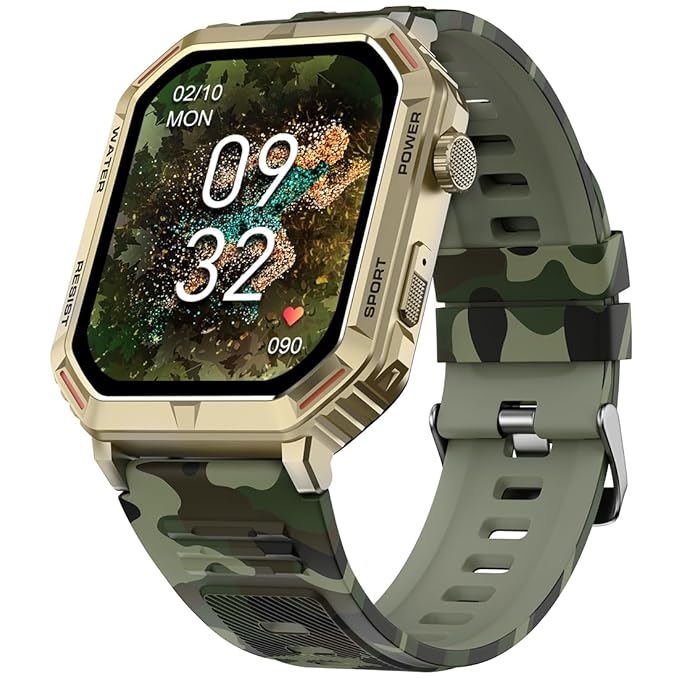 Fire-Boltt Strike Smart Watch 1.95” AMOLED Display, 800 NITS Brightness, 123 Sports Modes, Bluetooth Calling, Always On Mechanism at Rs. 1749