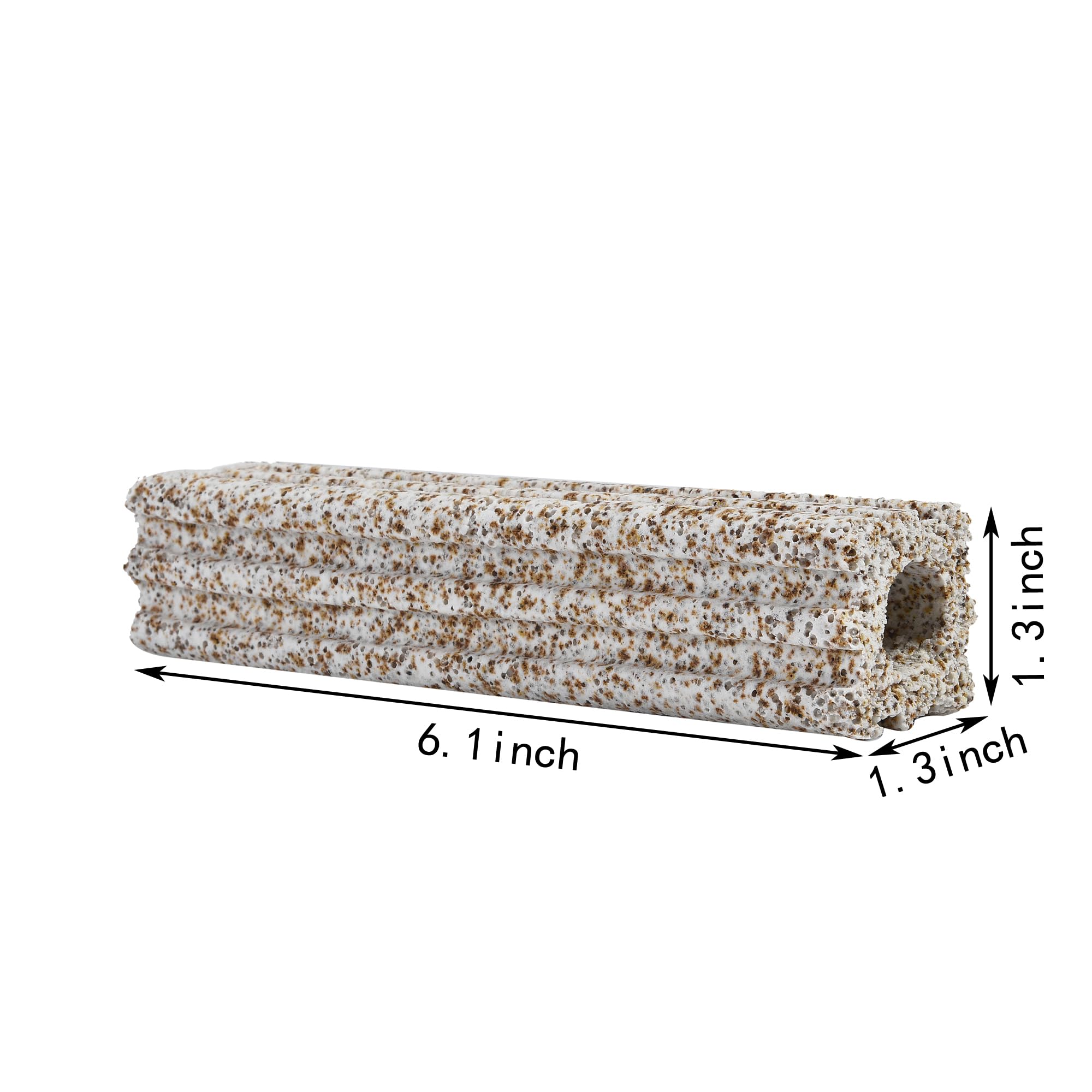 ALEGI Medios de filtro biológicos de cerámica, medios de filtro porosos para tanque de sumidero, estanque, tanque de peces de acuario (grande, 24 piezas)