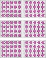 Vista 1 de Calcomanías de detección para protector solar, parches reutilizables en forma de flor con recordatorio de reaplicación, 120 parches de protección