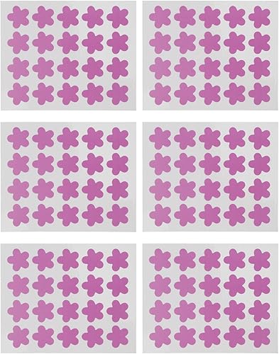 Calcomanías de detección para protector solar, parches reutilizables en forma de flor con recordatorio de reaplicación, 120 parches de protección